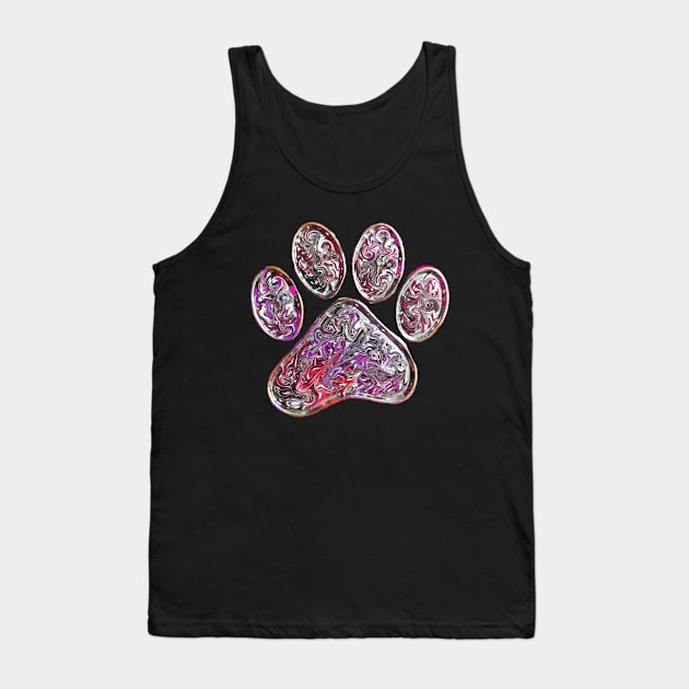 Paw Print Tank Top by Kenen's Designs